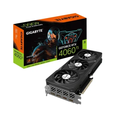 کارت گرافیک گیگابایت 4060 GEFORCE RTX Ti GAMING OC 8G به همراه جعبه محصول