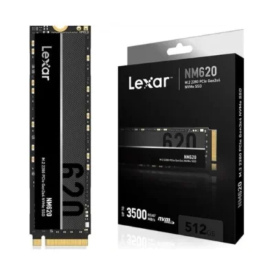اس اس دی لکسار NM620 ظرفیت 512 گیگابایت به همراه جعبه محصول