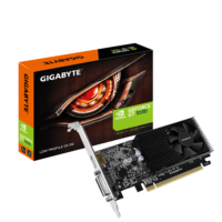 کارت گرافیک GT 1030 به همراه جعبه محصول