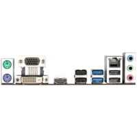 ورودی و خروجیهای مادربرد گیگابایت H410M S2H V3 شامل HDMI، D-SUB و DVI-D