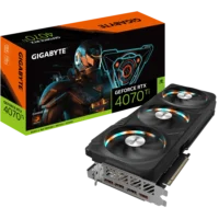 کارت گرافیک گیگابایت 4070 GEFORCE RTX Ti Gamming 12G به همراه جعبه محصول