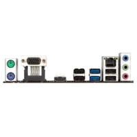 ورودی و خروجیهای مادربرد گیگابایت H410M H V2 شامل HDMI، VGA و USB 3.2