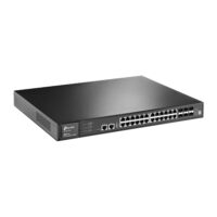 نمای جانبی سوییچ 28 پورت تی پی لینک T3700G-28TQ
