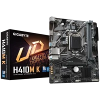 مادربرد گیگابایت H410M K به همراه جعبه محصول